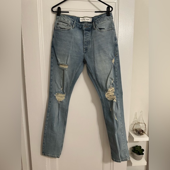 TOPMAN ripped skinny jeans - Picture 1 of 3
